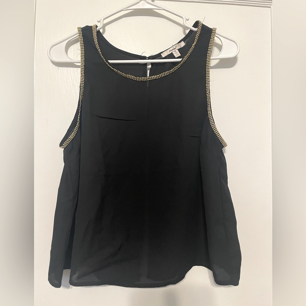 Papaya gold accent top